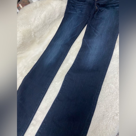 $205 Hudson Beth Baby Boot cut jeans size 25 dark wash blue - Picture 4 of 11